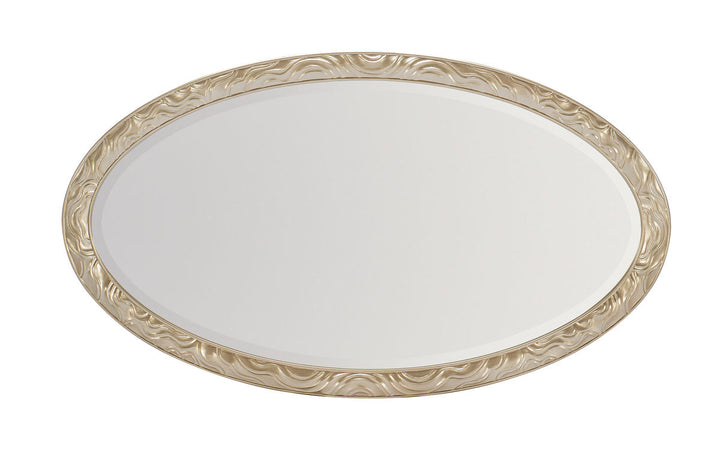 stylish mirror blends with traditional or transitional settings