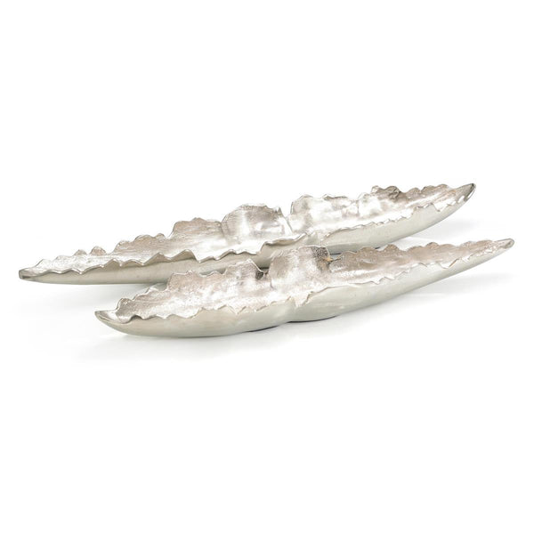 SILVER RIPPLED EDGE TRAYS